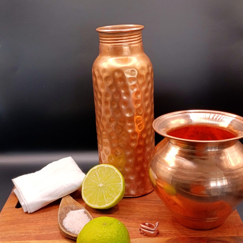 kako očistiti bakar prirodno limun i sol